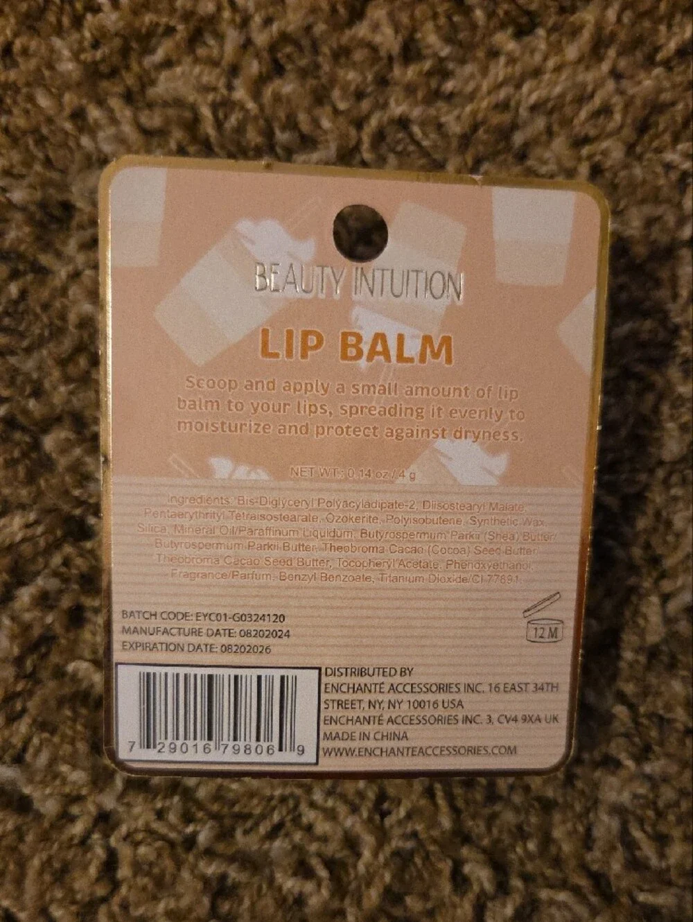 Caramel Macchiato Coffee Lip Balm